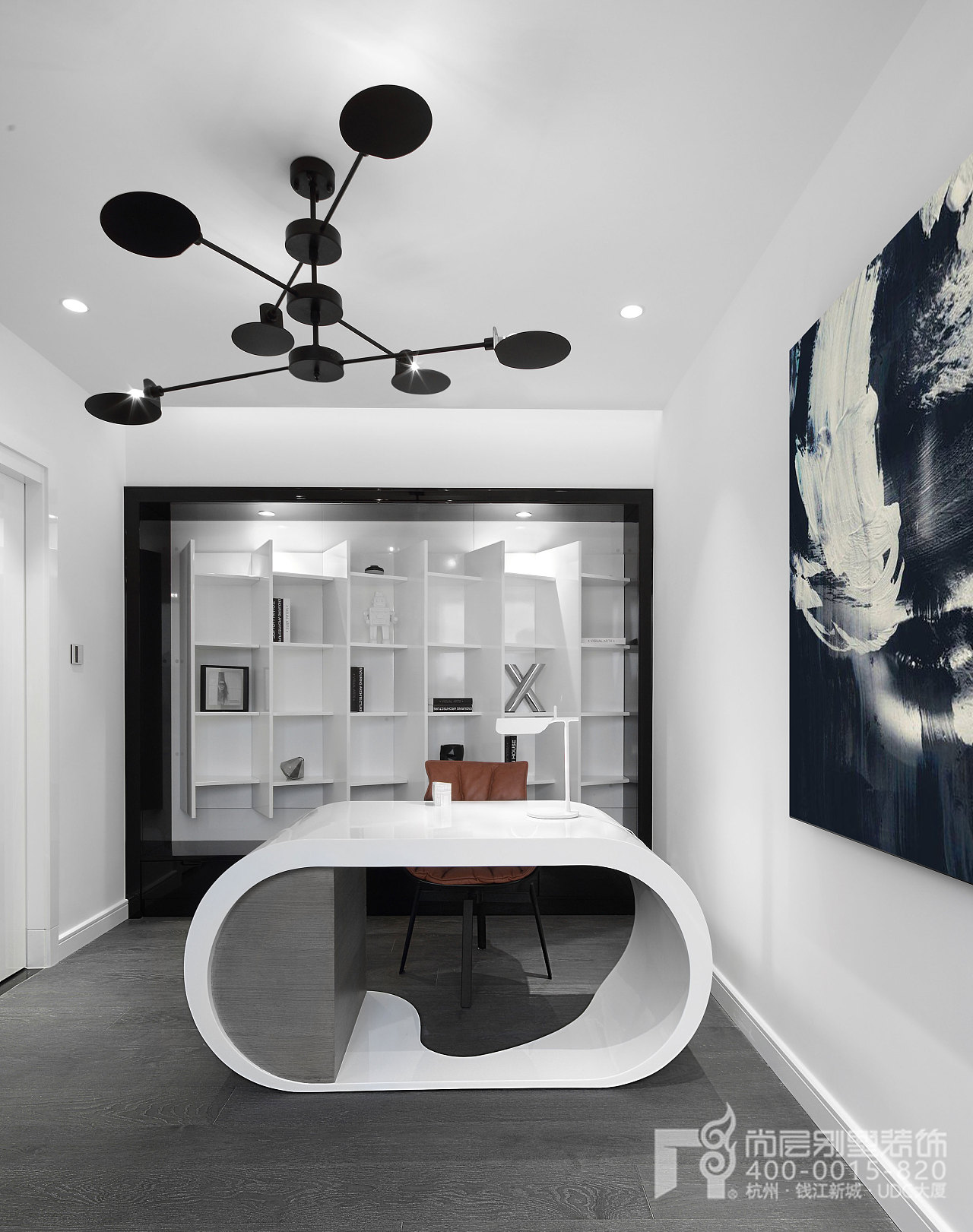 现代极简主义别墅室内空间装饰设计实景作品