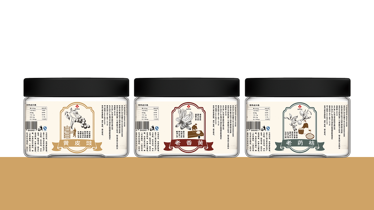 潮汕之《潮汕三宝》（图ZMTY5MTA4MzA0） - 包装 - 站酷设计师RACHEL金桔柠萌原创素材 - 站酷ZCOOL
