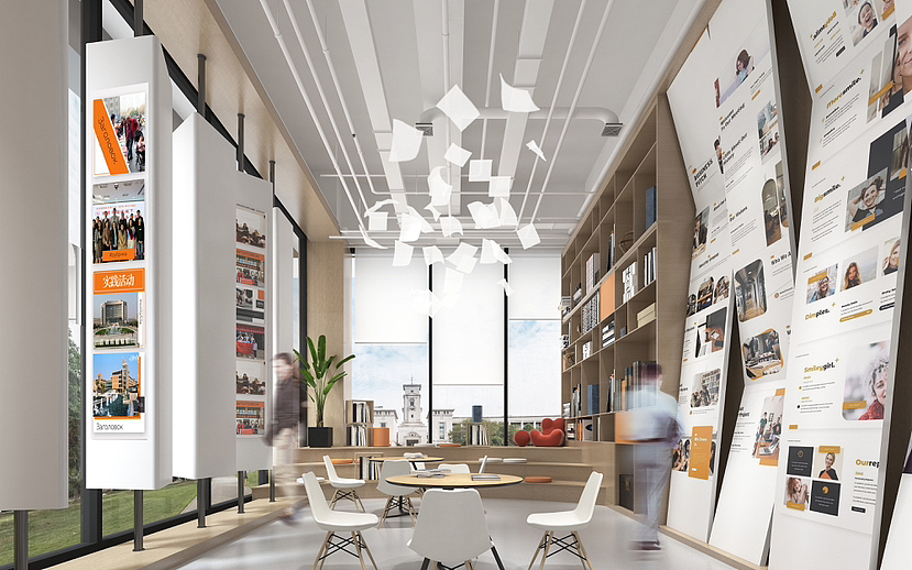 社工学院文化展厅（原创设计）（图ZMzY5MTUwMjg0） - 展陈设计 - 站酷设计师展示设计zhang原创素材 - 站酷ZCOOL