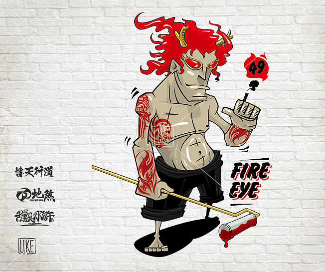 七十二地煞(图ZMjYzNTYyMjQ=) - 概念设定 - 站酷设计师李凯like原创素材 - 站酷ZCOOL