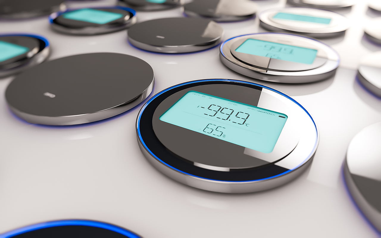 温湿度记录仪外观设计