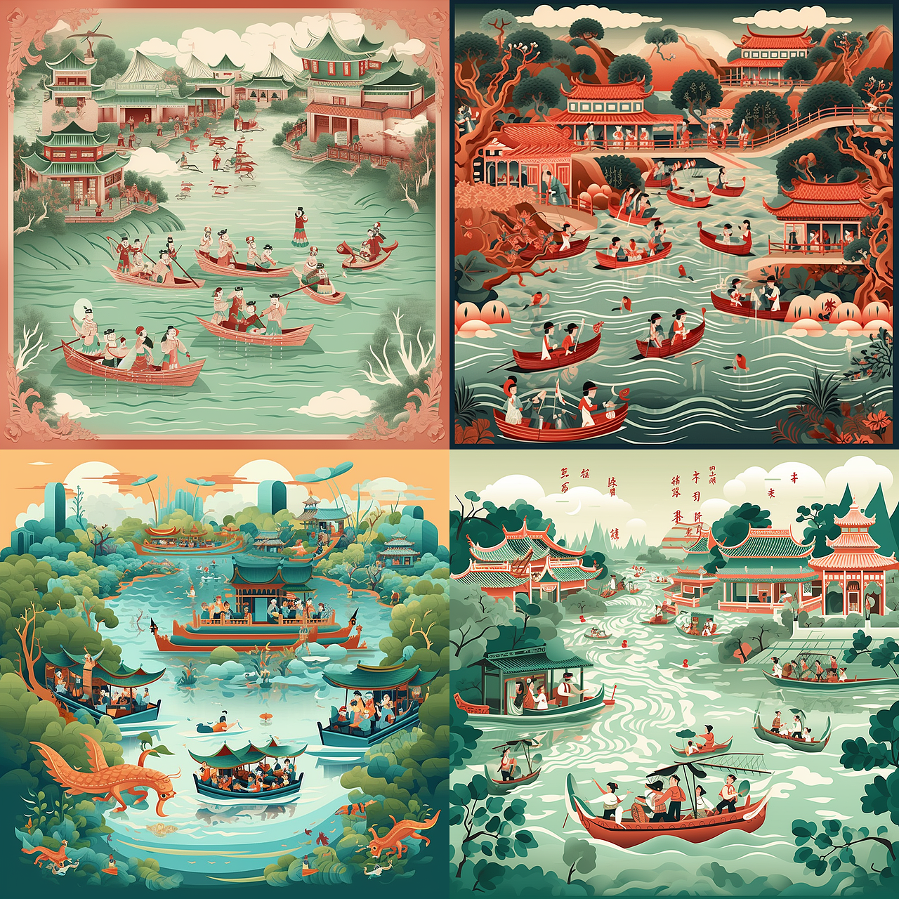 端午节海报背景（图ZMzQwMDU5ODcy） - 艺术插画 - 站酷设计师sea娜娜原创素材 - 站酷ZCOOL