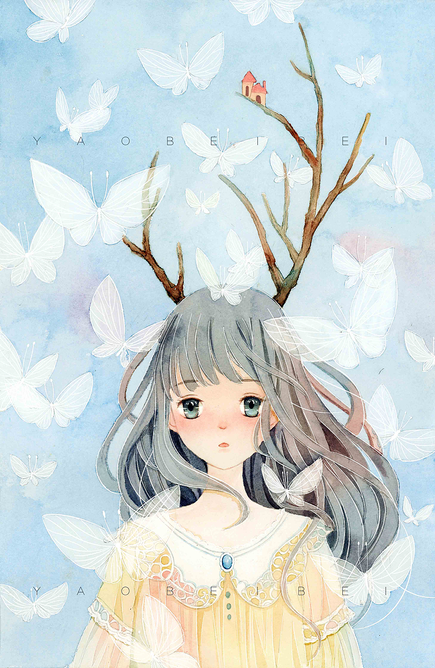 满满都是少女心（图ZODg2MTQ1NDA=） - 商业插画 - 站酷设计师瑶背背原创素材 - 站酷ZCOOL