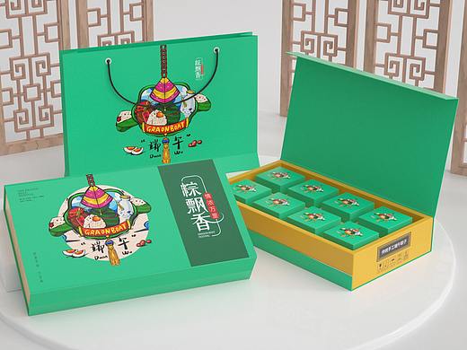 C4D粽子包装