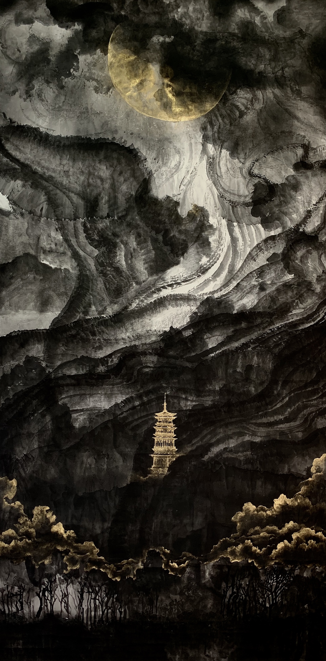 《日月盈仄.辰宿列张》（图ZMjE0NDMzMDg0） - 艺术插画 - 站酷设计师_全子_原创素材 - 站酷ZCOOL