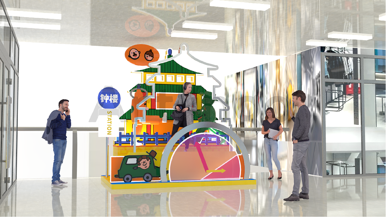 欢喜穿越家 全国首展（图ZMjgyNjU1NTAw） - 场景 - 站酷设计师ARTLINGO灵感艺塑原创素材 - 站酷ZCOOL