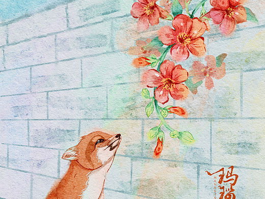 板绘 原创插画/天风摇曳宝花垂