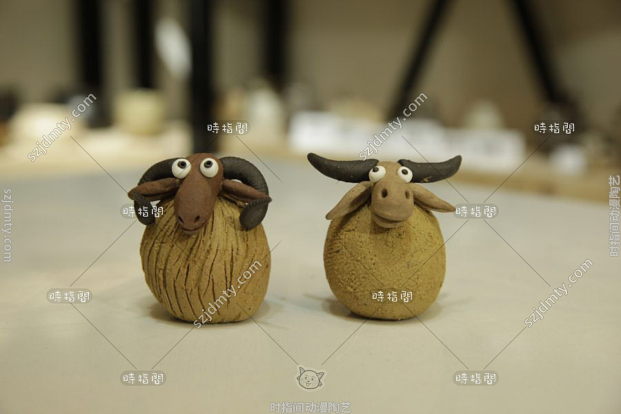 陶艺店产品泥塑作品赏析