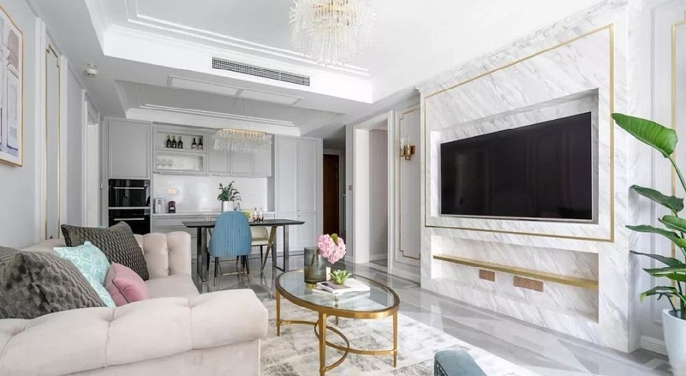 沈阳兴邦装饰电话——110m²美式风格,女孩儿的家