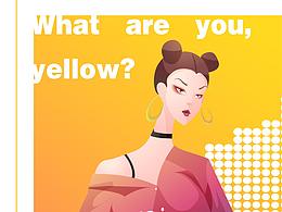時(shí)尚插畫——What are you yellow?