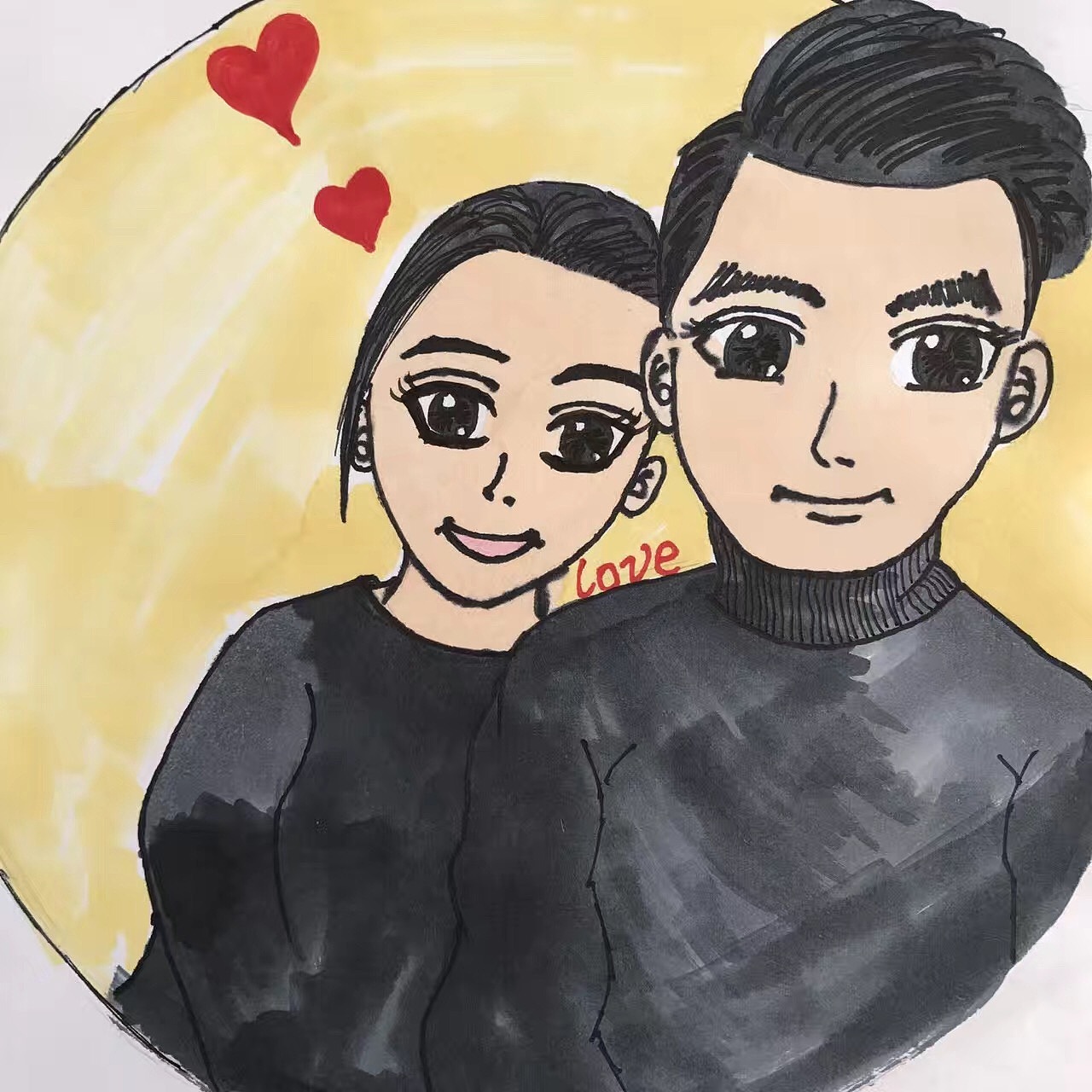 马克笔之小情侣2