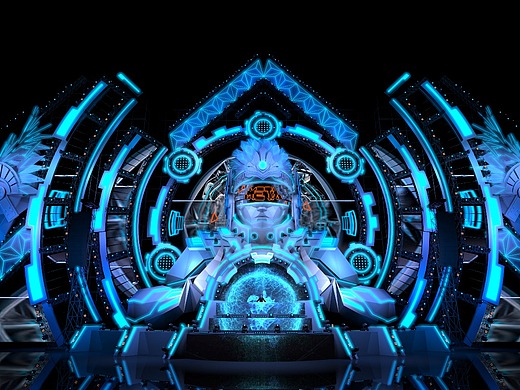 2019meta电音节舞美设计