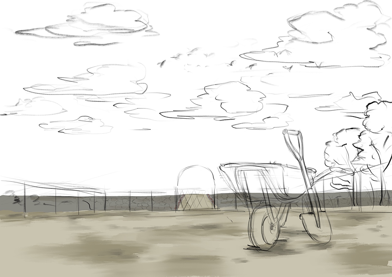 【治愈的花园】小暑(插画)