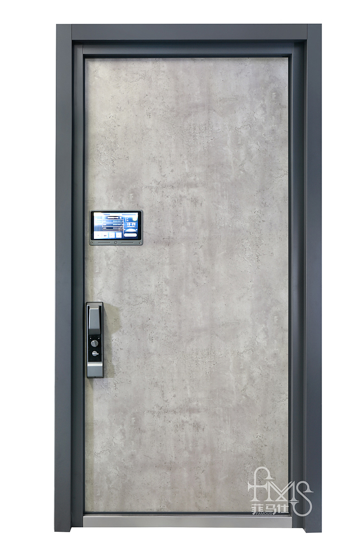 菲马仕智能门-高端铸铝装甲门、单开入户门