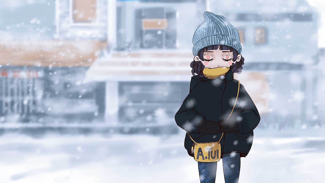 二零一七天气雪（图ZNzEzMzg2NzI=） - 商业插画 - 站酷设计师阿腿原创素材 - 站酷ZCOOL