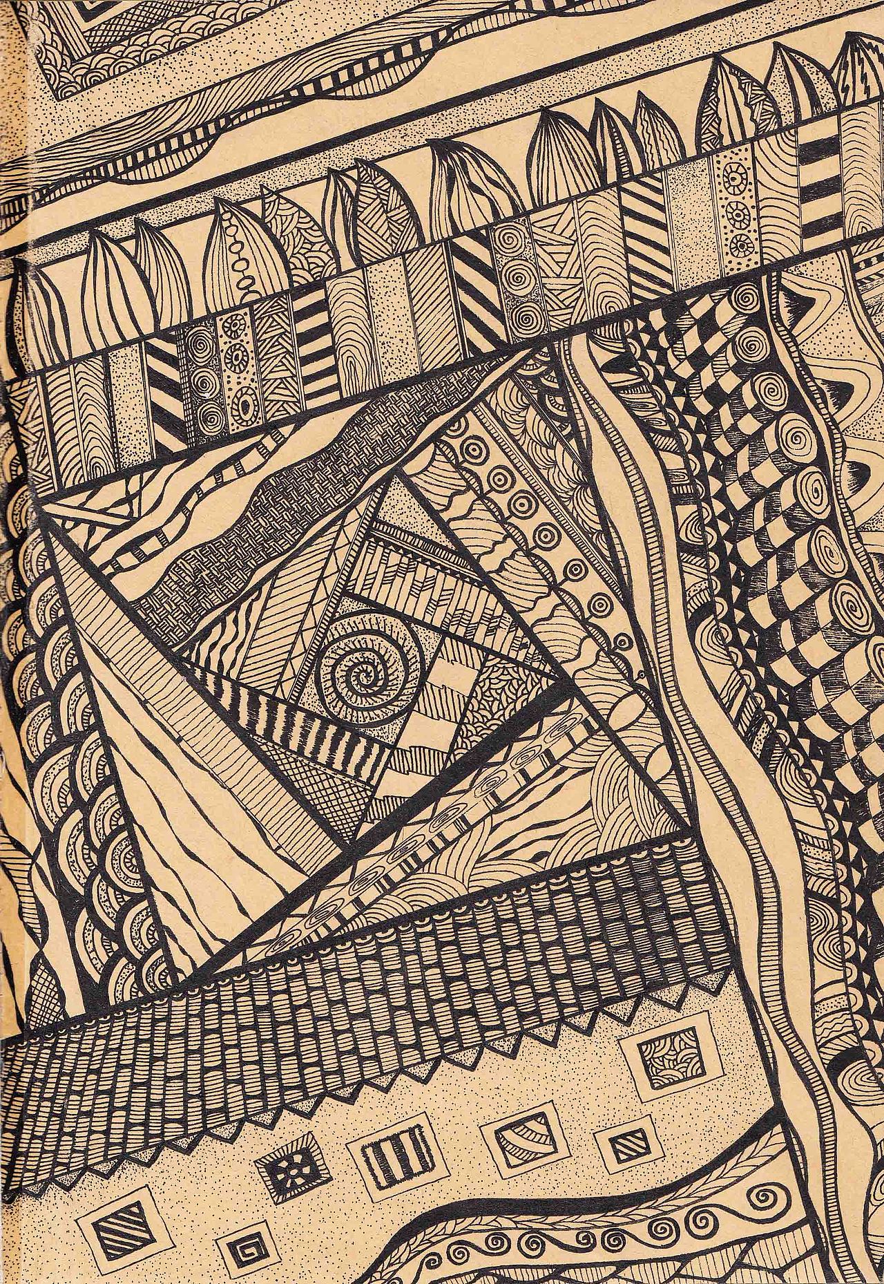 牛皮纸涂鸦日记