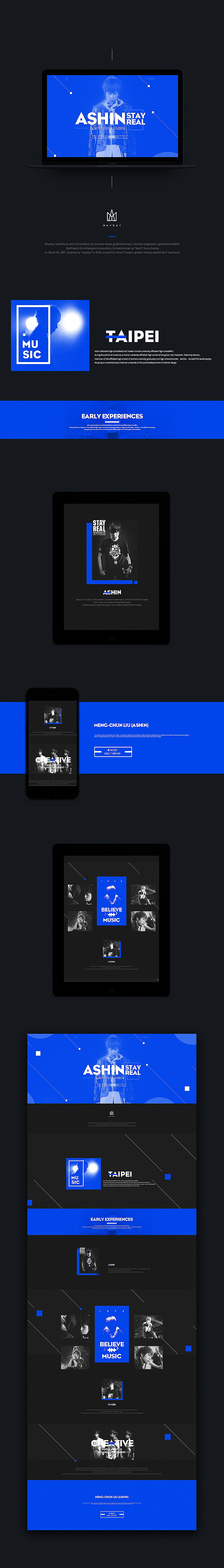 五月天~Web Design of The Ashin（图ZNjkxNjI5OTI=） - 个人网站 - 站酷设计师Sawyerchan原创素材 - 站酷ZCOOL