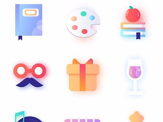 渐变图标（个人主页-ZNTAzNjA2MzY=） - 图案 - 站酷设计师大兔儿原创素材 - 站酷ZCOOL