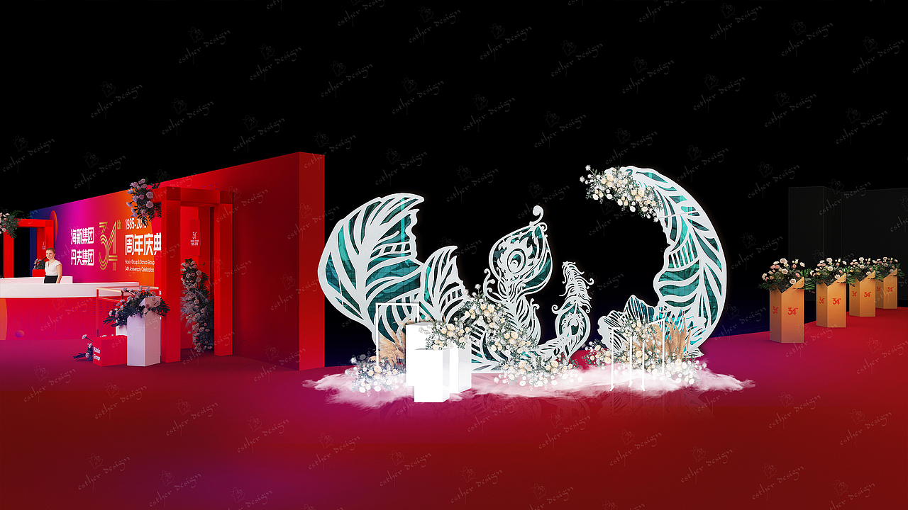 2019年海新丹夫34周年庆典（图ZMjkwNDg3ODMy） - 舞台美术 - 站酷设计师会赢原创素材 - 站酷ZCOOL