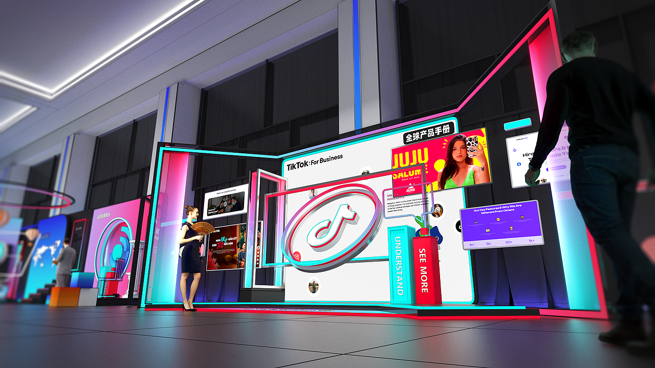 TIKTOK FOR BUSINESS 2033（图ZMzQzNDc1NjQw） - 展陈设计 - 站酷设计师梧之桐兮原创素材 - 站酷ZCOOL