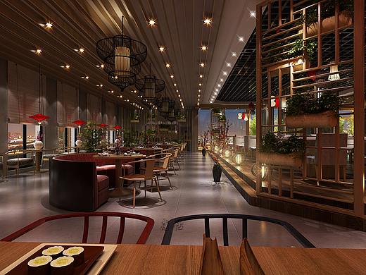 餐饮店效果图赏析