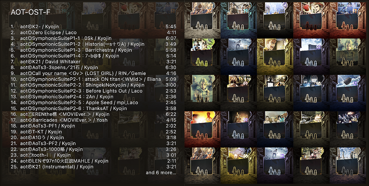 Z241 Listen⌘Attackontitan-OST-F Ycv s