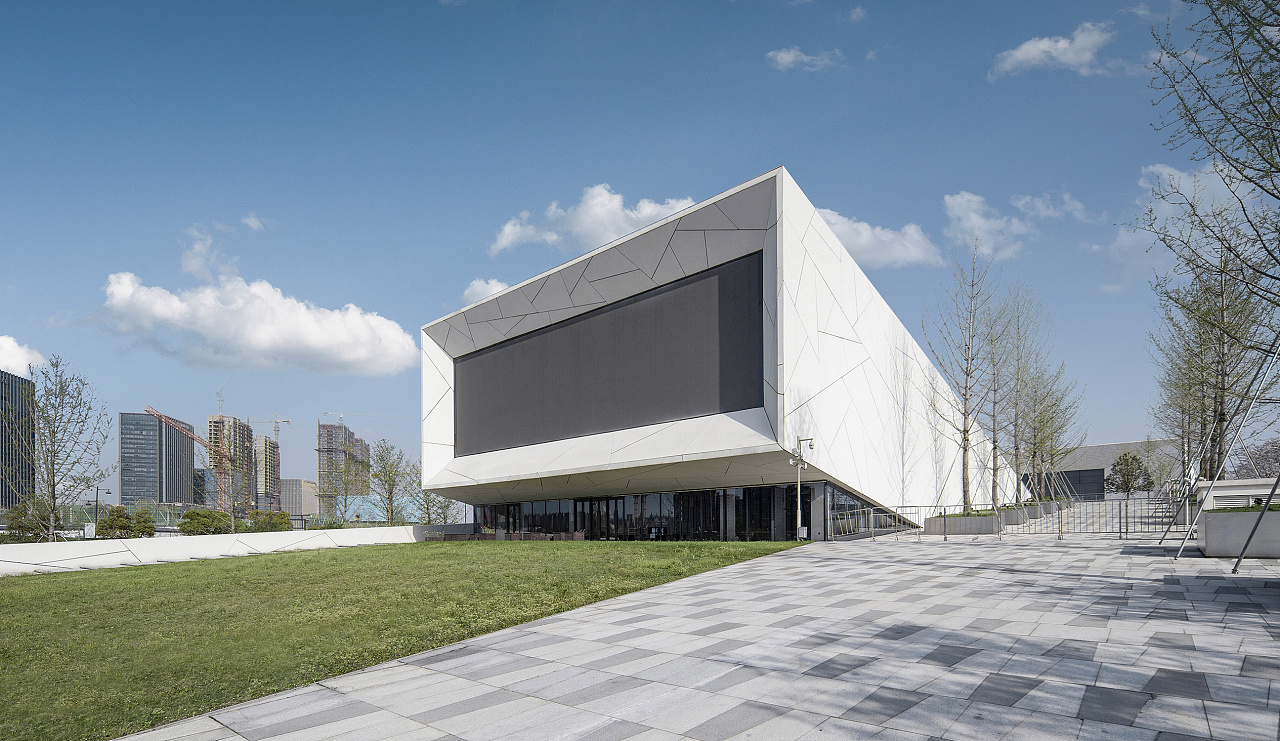 建筑景观摄影临平大剧院