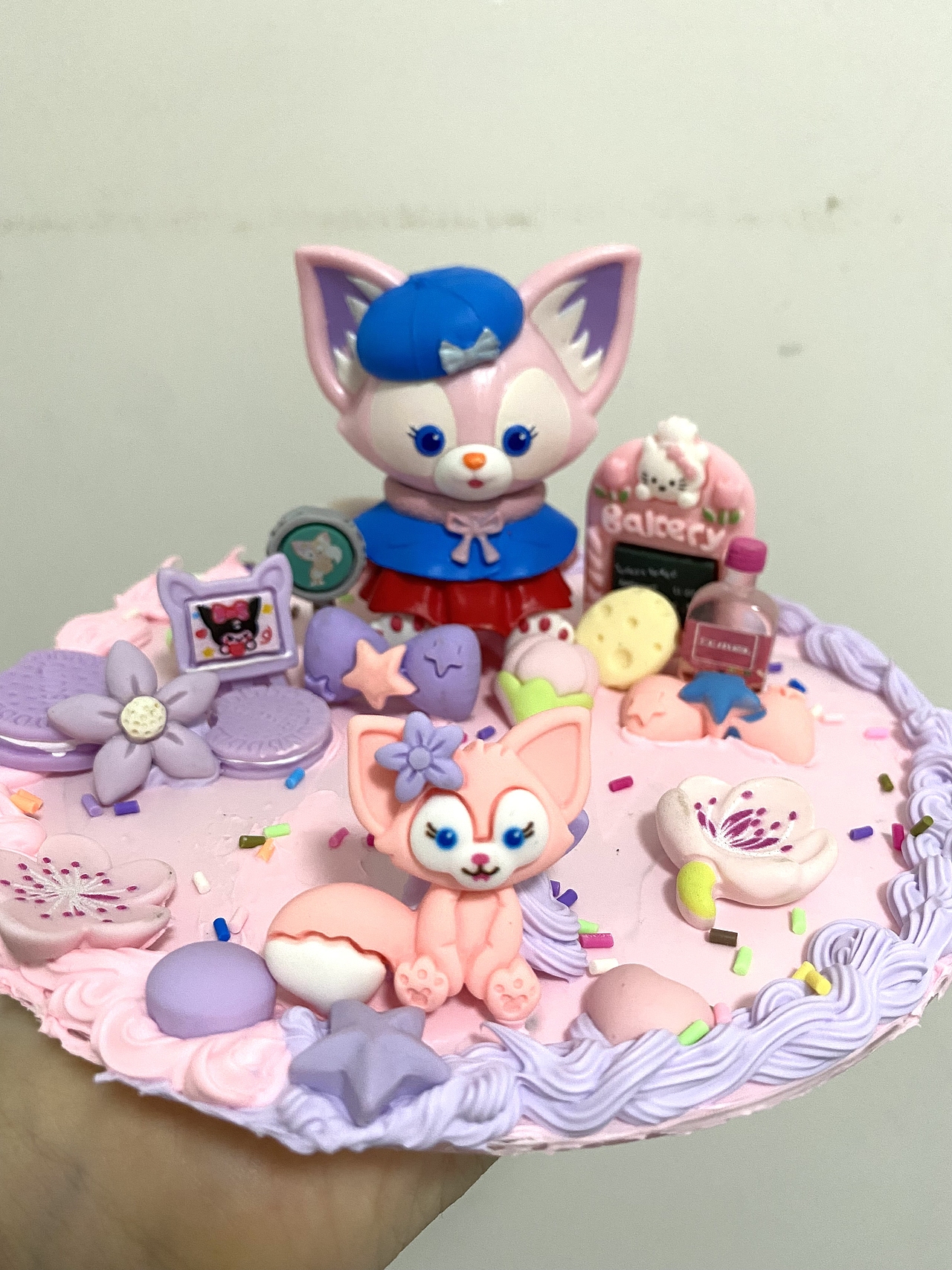 手工儿童奶油胶手机支架