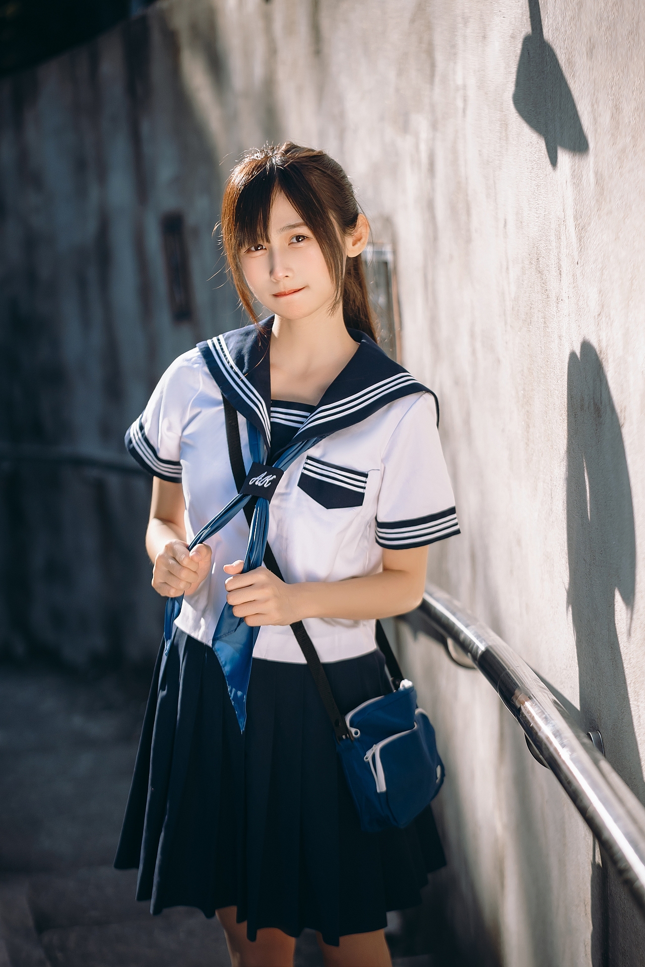 老城区jk(佳佳jayaa)（图ZMzU5MDU3NjAw） - 人像摄影 - 站酷设计师Mox999原创素材 - 站酷ZCOOL
