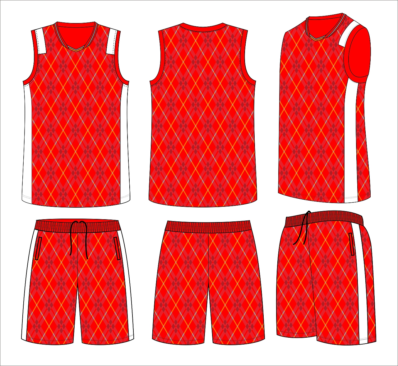 篮球服（图ZMTQ2MzgwNjQ0） - 休闲/流行服饰 - 站酷设计师俏咔咔原创素材 - 站酷ZCOOL