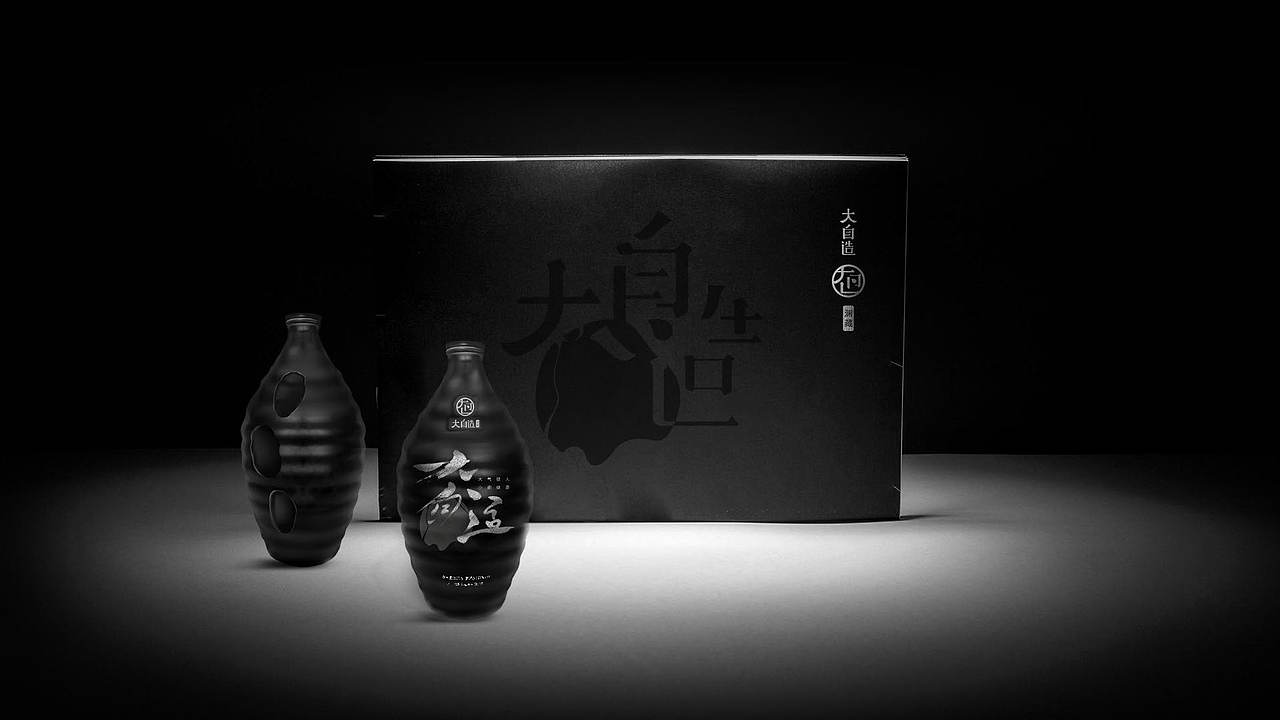 大自造酒品牌包装设计
