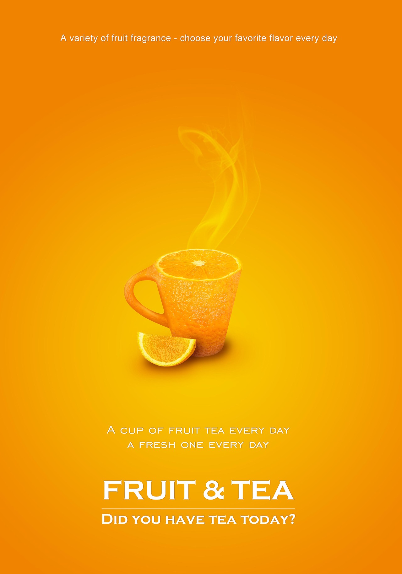 橙汁茶饮|平面|海报|嚤訁 - 原创作品 - 站酷 (zcool)