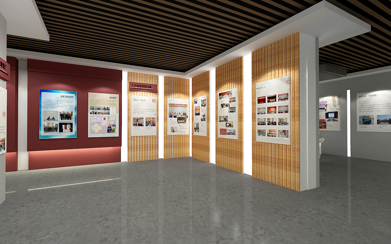 校史馆（图ZMjQzNDg1NDI4） - 展陈设计 - 站酷设计师云景工程设计原创素材 - 站酷ZCOOL
