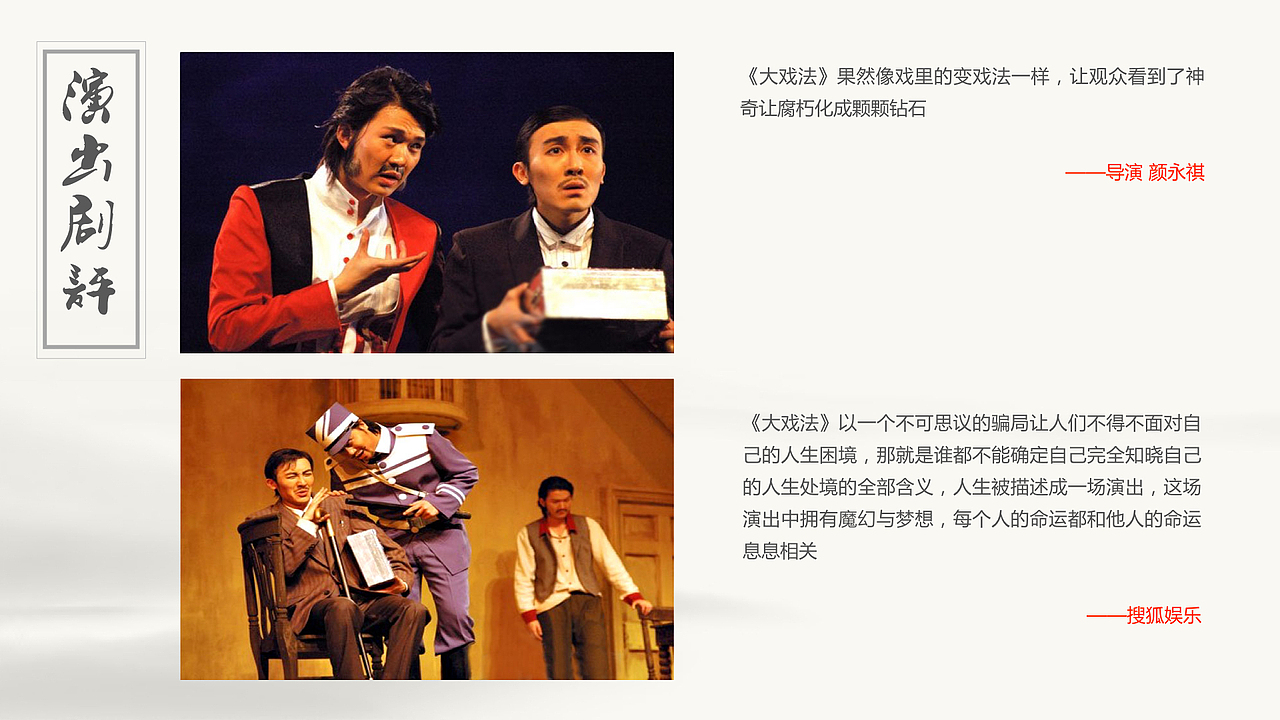 话剧《魔幻大戏法》PPT制作