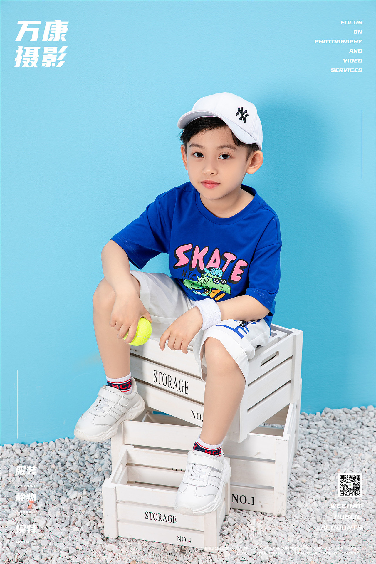 万康摄影 酷帅男童 t恤 内景棚拍|摄影|人像摄影|万康摄影 - 原创作品