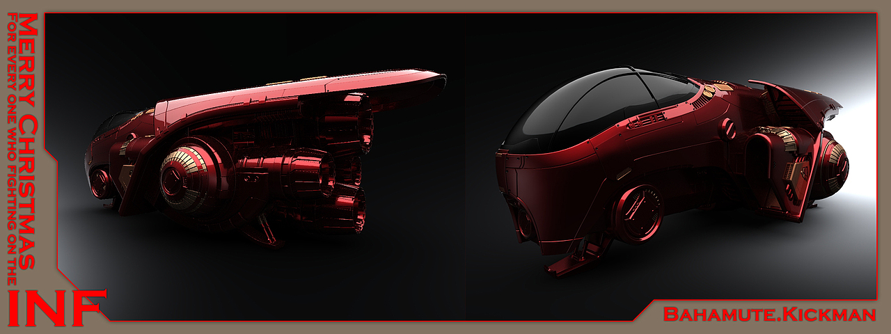 小型个人3D飞船一条（图ZNDUwMDA4） - 交通工具 - 站酷设计师BahamuteKickman原创素材 - 站酷ZCOOL