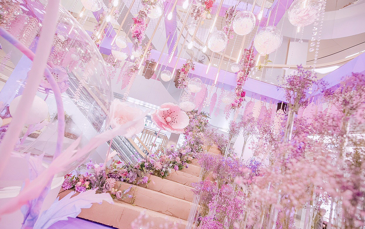 【悟兴视界】推出花艺美陈装饰（商场美陈）（图ZMjQ1MTI4ODgw） - 展陈设计 - 站酷设计师悟兴视界原创素材 - 站酷ZCOOL