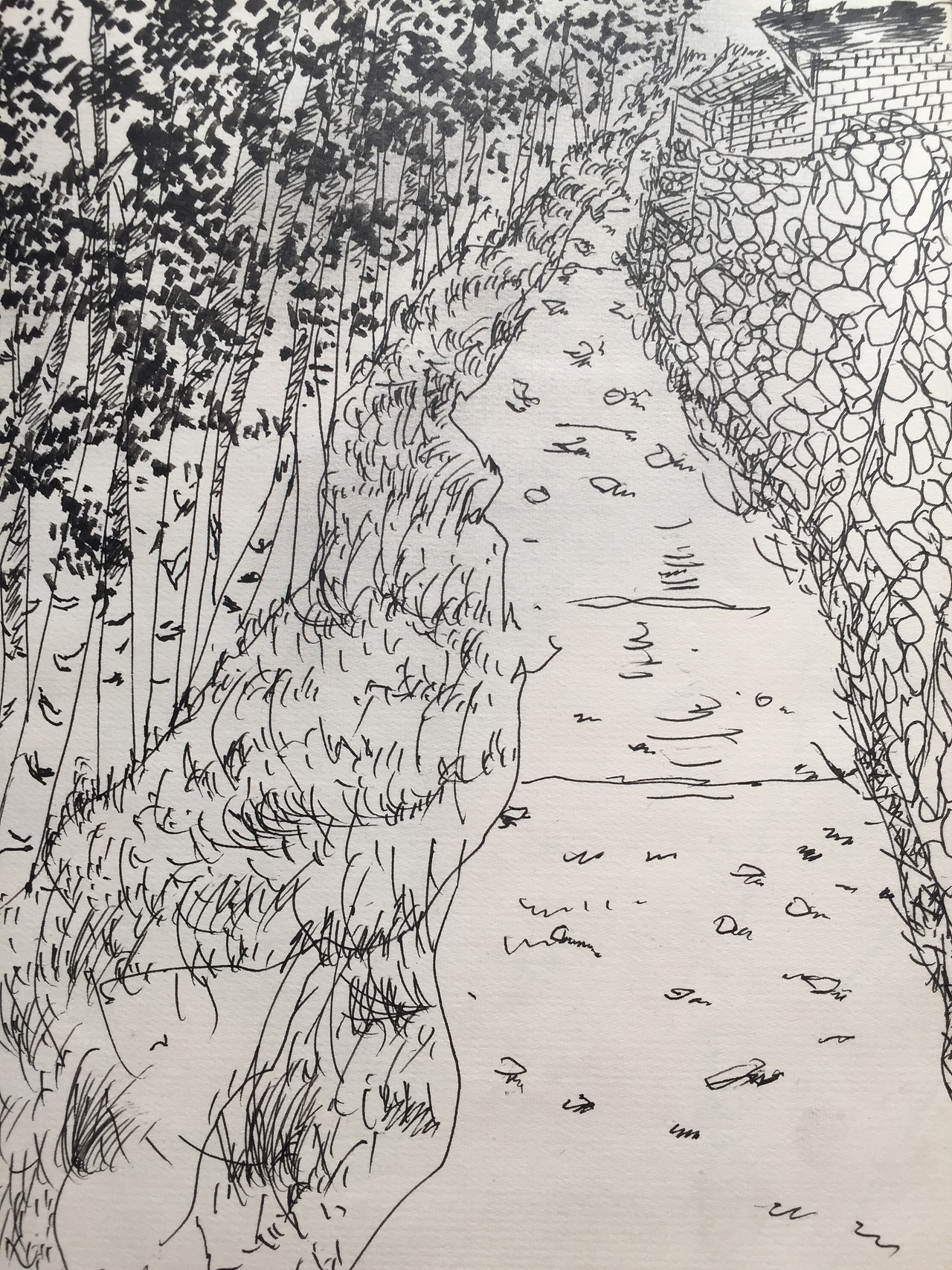 九十年代学生时期人物动态,风景,静物,雕塑速写。