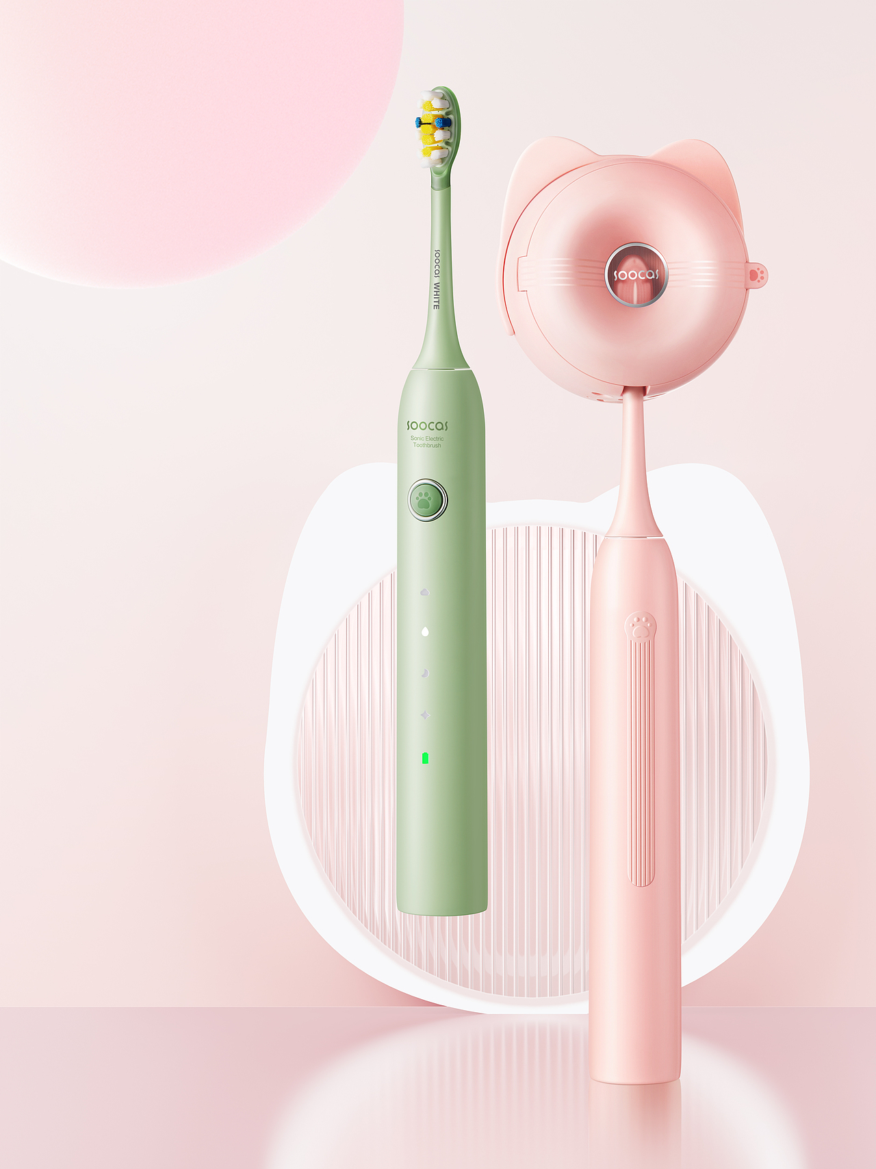 #创意拍摄 素士-净宠电动牙刷