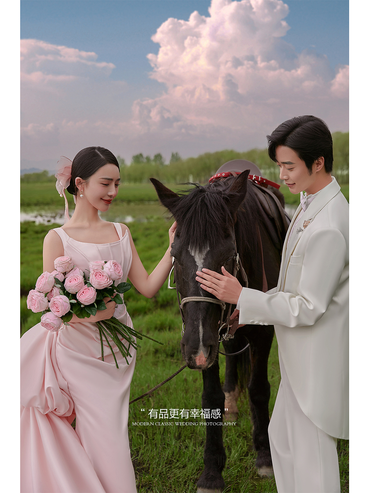 自然~空旷草场唯美婚纱照（图ZMzY1NzQwMjQ0） - 人像摄影 - 站酷设计师随艺ART原创素材 - 站酷ZCOOL