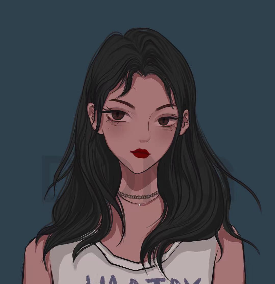 黑暗系情侣头像