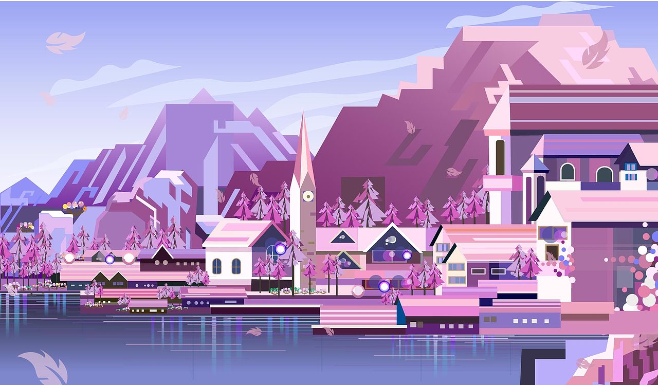 插画配色练习（图ZODk5Mzk3NDg=） - 创作习作 - 站酷设计师薛大先生原创素材 - 站酷ZCOOL