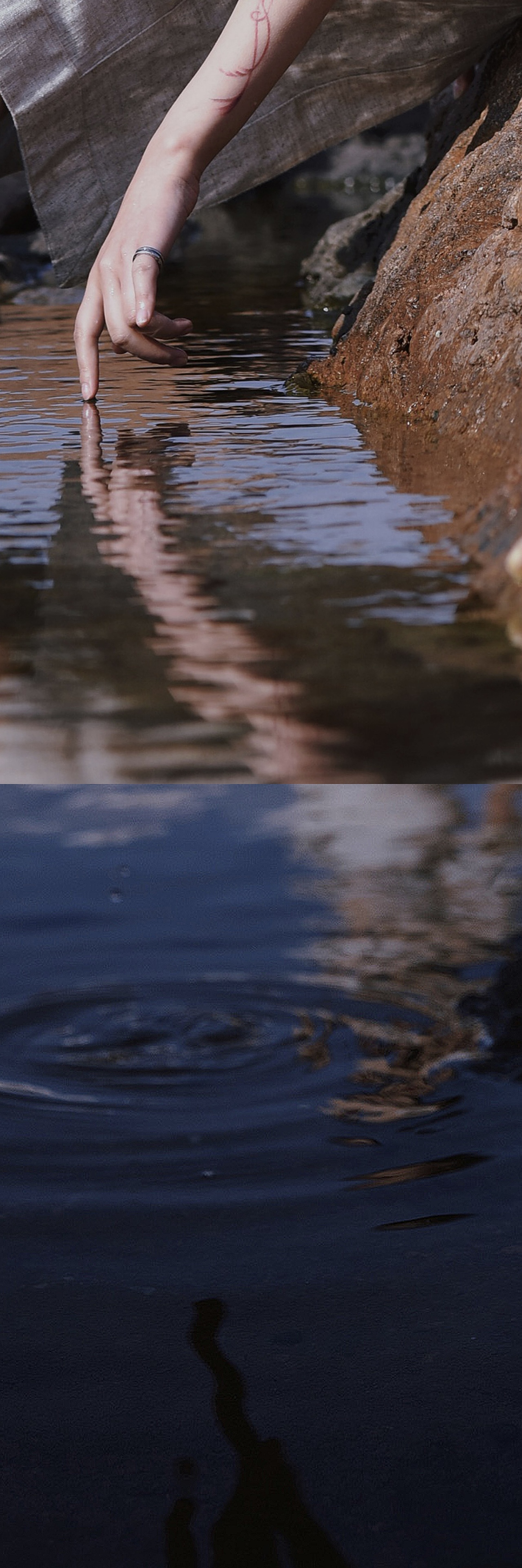 太阳强烈  水波温柔