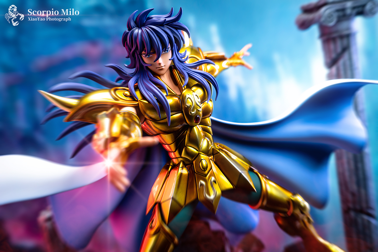 黄金圣斗士 天蝎座  米罗雕像摄影创作17粉丝3700上海 | 三维设计师