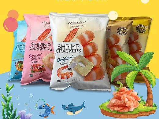 蟹片零食美味主图