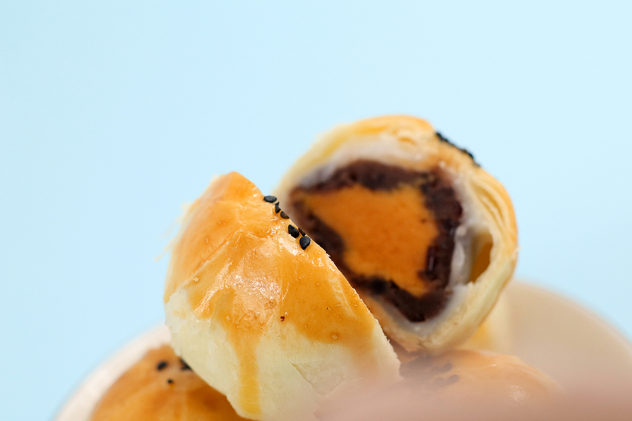 产品拍摄 蛋黄酥