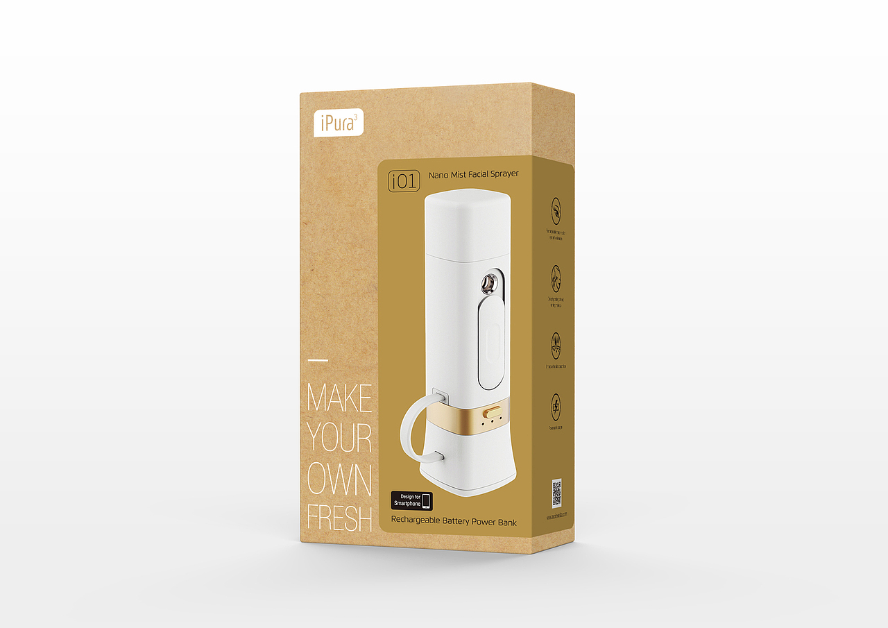 补水仪包装及渲染（图ZMTI4MjM5Mzg0） - 包装 - 站酷设计师岁月在唱歌原创素材 - 站酷ZCOOL