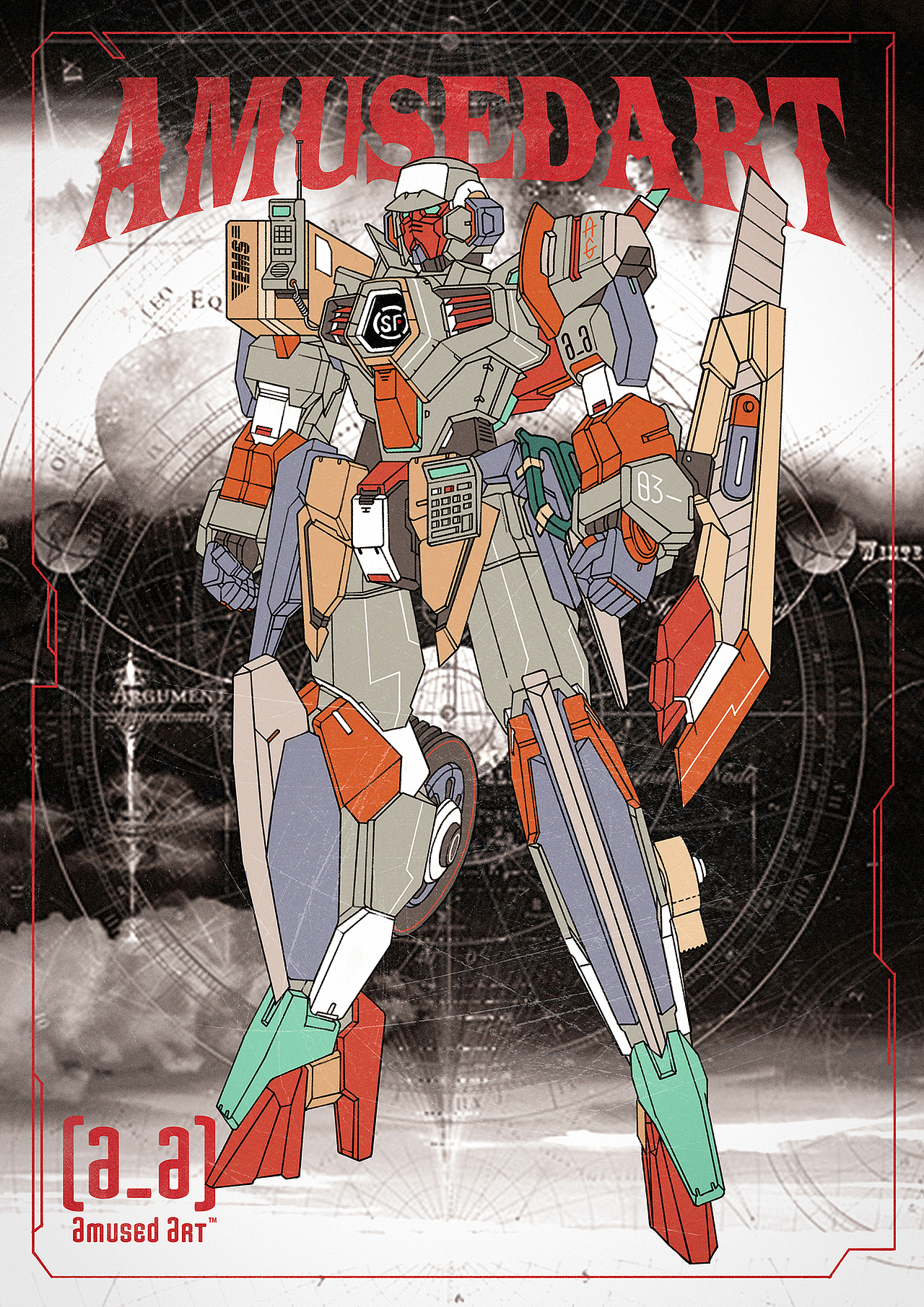 全职高达（图ZOTcwNzkxODg=） - 商业插画 - 站酷设计师FCCK原创素材 - 站酷ZCOOL