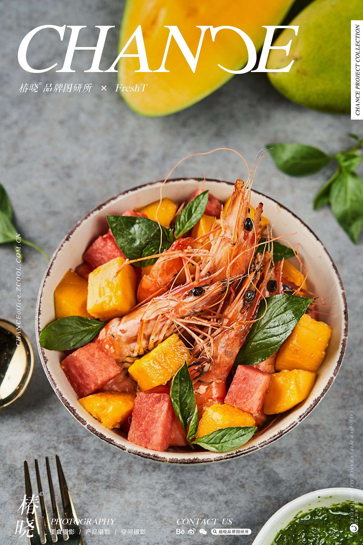 美食｜FreshT优鲜馆・夏季系列｜CHANCE®BRANDservice（图ZMjMyOTAxOTky） - 产品摄影 - 站酷设计师椿晓原创素材 - 站酷ZCOOL
