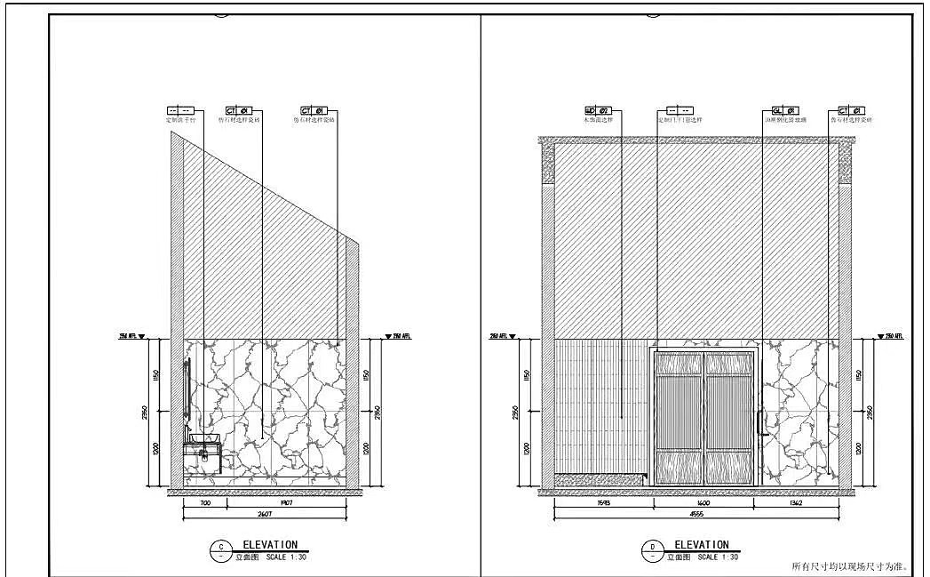 民宿施工图案例-概念性建筑设计